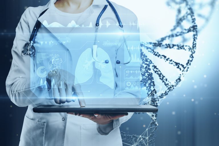 Doctor researching genetic methylation and how it affects the different parts of the body and aspects of cell growth, metabolism, immune function and more.